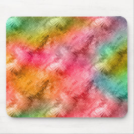 Alfombrilla De Ratón Patrón de vidrio de cristal colorido