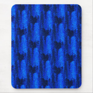 Alfombrilla De Ratón Patrón de vidrio roto azul