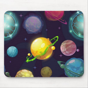 Alfombrilla De Ratón Patrón espacial