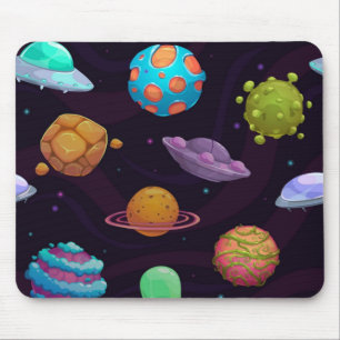 Alfombrilla De Ratón Patrón espacial