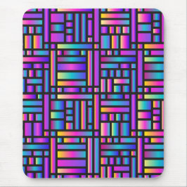 Alfombrilla De Ratón Patrón Estilo Moderno - Moda Tartán Geométrico