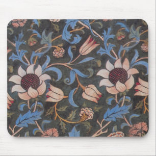 Alfombrilla De Ratón Patrón Evenlode de William Morris: Vintage Malhumo