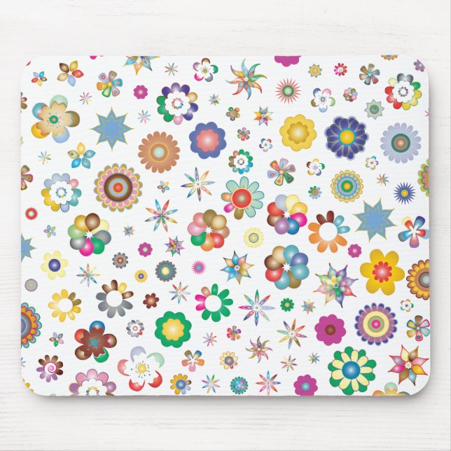 Alfombrilla De Ratón Patrón floral (Frente)