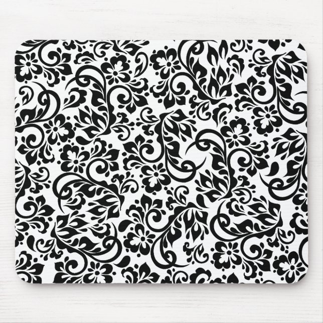 Alfombrilla De Ratón patrón floral (Frente)