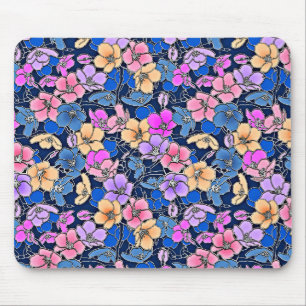 Alfombrilla De Ratón Patrón floral estilístico 46