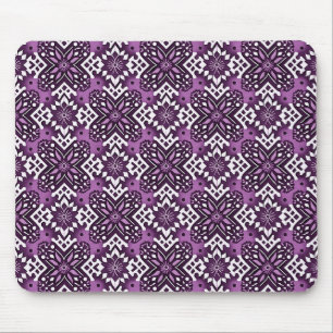 Alfombrilla De Ratón Patrón floral geométrico decorativo