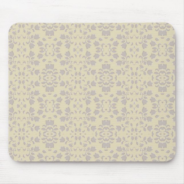 Alfombrilla De Ratón Patrón floral Grabado en relieve (Frente)