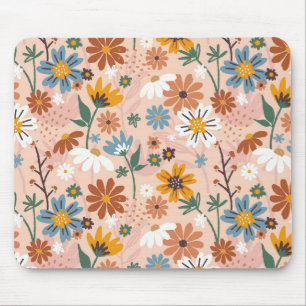 Alfombrilla De Ratón Patrón floral pintado a mano-23136