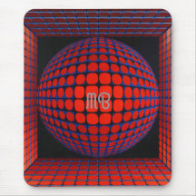 Patrón geométrico abstracto moderno negro rojo azu