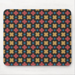 Alfombrilla De Ratón Patrón geométrico retro modernizado para alfombril