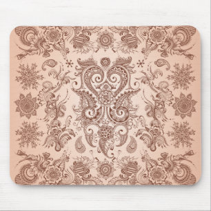 Alfombrilla De Ratón Patrón Henna-1 Mousepad