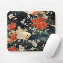 Patrón japonés de pescado sin mar