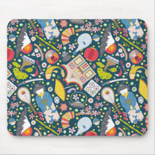 Alfombrilla De Ratón Patrón japonés sin soldadura