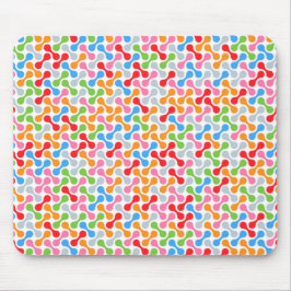 Alfombrilla De Ratón Patrón metabólico colorido, multicolor abstracto