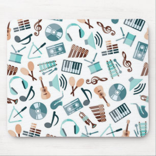 Alfombrilla De Ratón Patrón musical