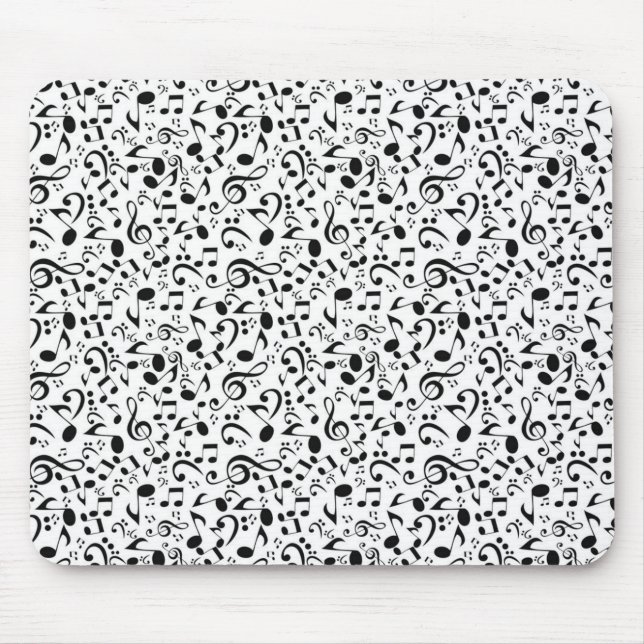 Alfombrilla De Ratón Patrón musical (Frente)