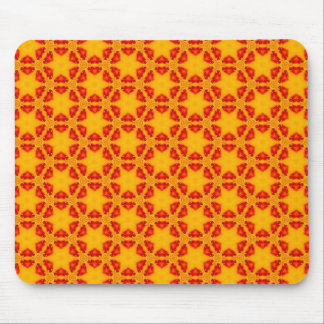 Alfombrilla De Ratón patrón naranja Terrazzo