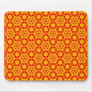 Alfombrilla De Ratón patrón naranja Terrazzo