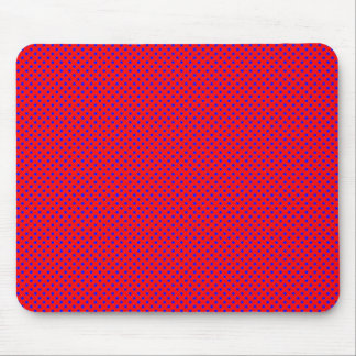 Alfombrilla De Ratón Patrón neto rojo con azul