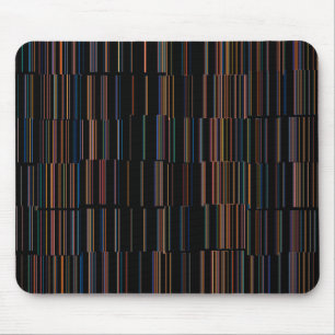 Alfombrilla De Ratón Patrón rayado multicolor de Guay
