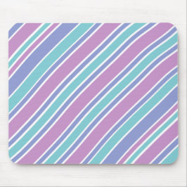 Alfombrilla De Ratón Patrón rayado Pastel