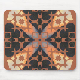 Alfombrilla De Ratón Patrón Retro Tan