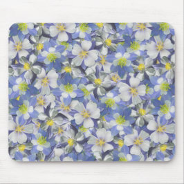 Alfombrilla De Ratón Patrón sin costura de Columbines