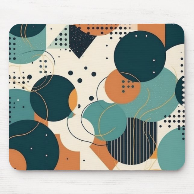 Alfombrilla De Ratón Patrón sin soldadura mínimo abstracto - Geométrico (Frente)