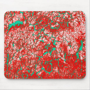 Alfombrilla De Ratón Patrón único de resumen verde rosado de Guay