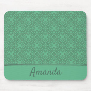 Alfombrilla De Ratón Patrón verde menta personalizado