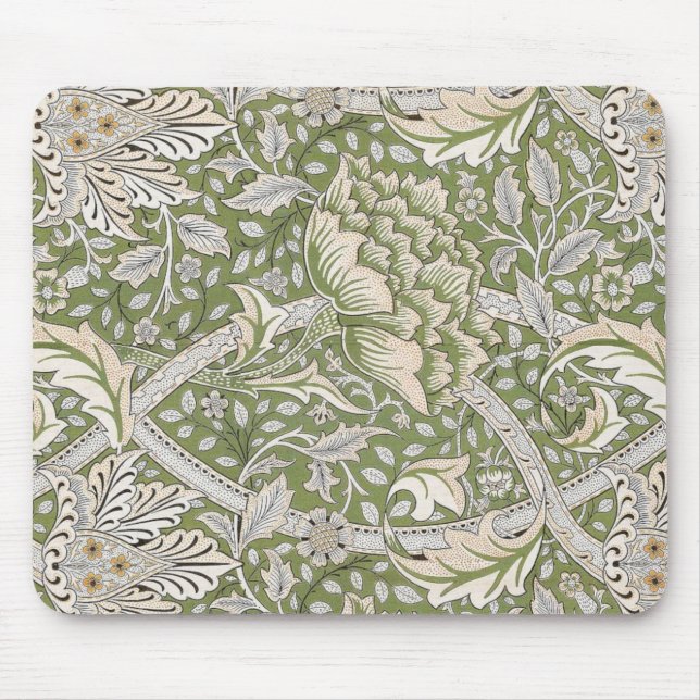 Alfombrilla De Ratón Patrón Windrush (por William Morris) (Frente)