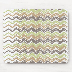 Alfombrilla De Ratón Patrón ZigZag de Melon Brandy Scribble