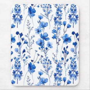 Alfombrilla De Ratón Patrones de flores silvestres de papel francés-981