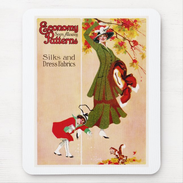 Alfombrilla De Ratón Patrones económicos (Frente)