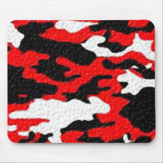 Alfombrilla De Ratón Patrones Rojos de Camuflaje