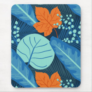 Alfombrilla De Ratón Patrones tropicales planta de arte planta de vida 