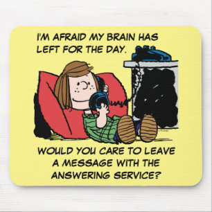 Alfombrilla De Ratón Patty Peppermint en el teléfono