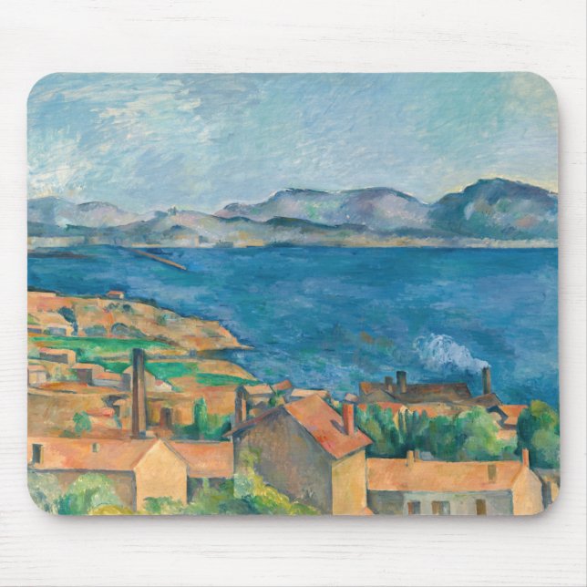Alfombrilla De Ratón Paul Cezanne - Bahía de Marsella, vista desde Esta (Frente)