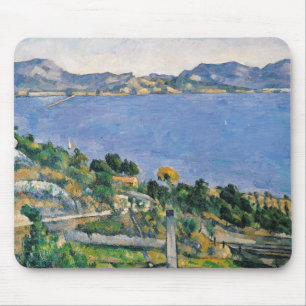 Alfombrilla De Ratón Paul Cezanne el   L'Estaque, vista de la bahía de