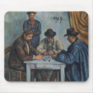 Alfombrilla De Ratón Paul Cezanne el   los jugadores de tarjeta