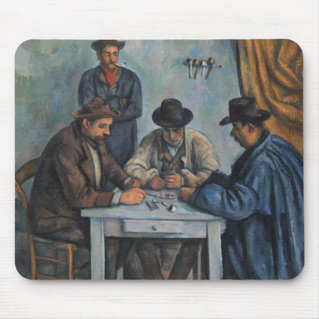 Alfombrilla De Ratón Paul Cezanne el | los jugadores de tarjeta (Frente)