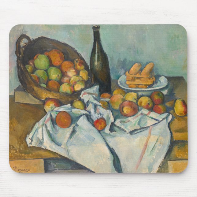 Alfombrilla De Ratón Paul Cezanne - La canasta de manzanas (Frente)