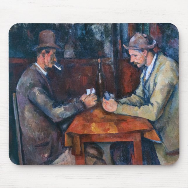 Alfombrilla De Ratón Paul Cezanne - Los jugadores de cartas (Frente)