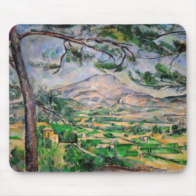 Alfombrilla De Ratón Paul Cezanne - Mont Sainte-Victoire y Pino Grande (Frente)