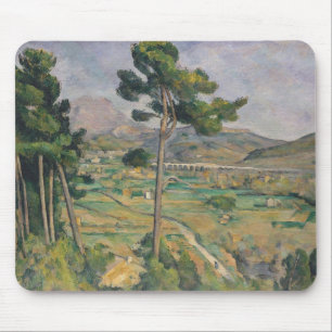 Alfombrilla De Ratón Paul Cezanne Paisaje con viaducto