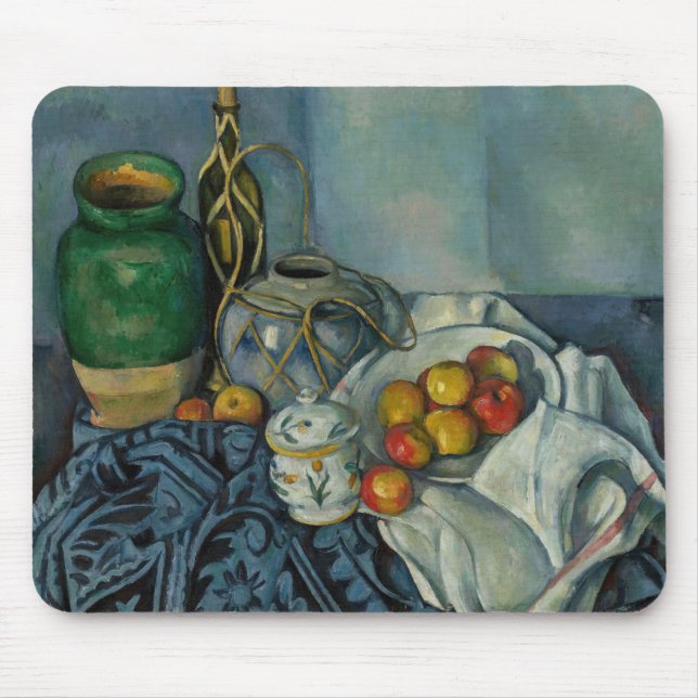 Alfombrilla De Ratón Paul Cezanne - Todavía la vida con manzanas (Frente)