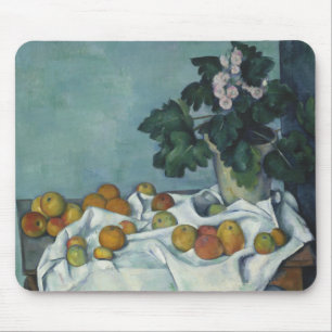 Alfombrilla De Ratón Paul Cezanne - Todavía la vida con manzanas y una