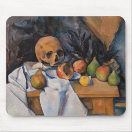 Alfombrilla De Ratón Paul Cezanne - Todavía la vida con Skull