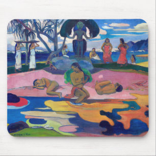 Alfombrilla De Ratón Paul Gauguin - Día del Dios / Mahana no atua