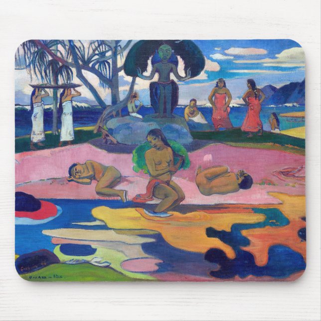 Alfombrilla De Ratón Paul Gauguin - Día del Dios / Mahana no atua (Frente)